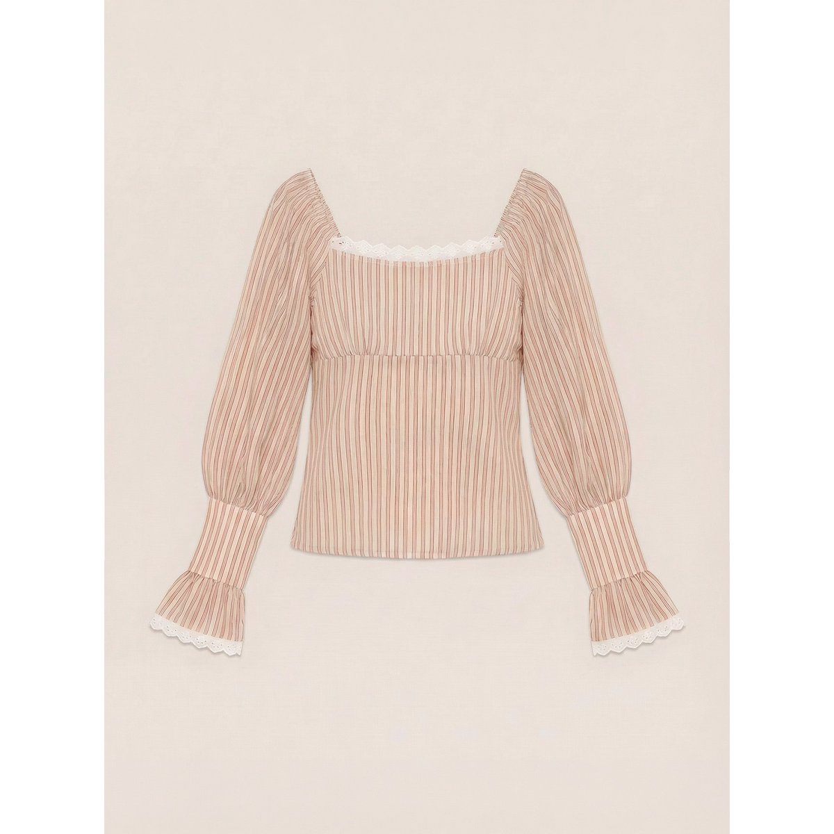 Strawberry Crush roze gestreepte blouse