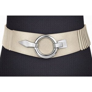 Tailleriem Dames - 20+ kleuren - Vegan Leer - Metalen Gesp - Elastisch