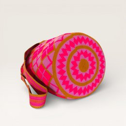 Geometrisk crossbody L | Mauve