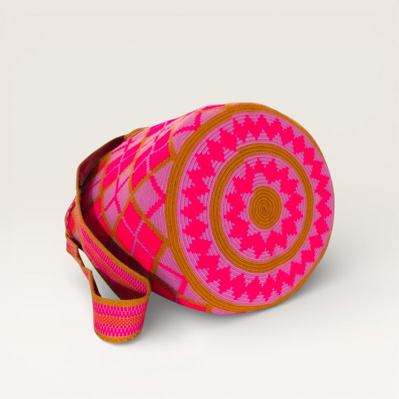 Geometrisk crossbody L | Mauve