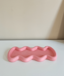Wavy Tray Pink