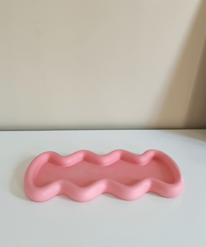 Wavy Tray Pink