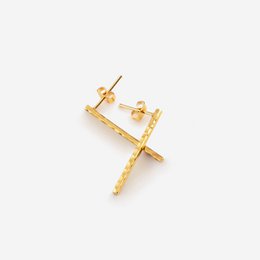 MARIBEL Guld ørering hamret