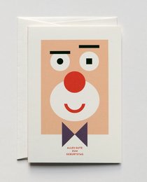Geburtstagskarte Happy Clown