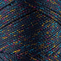 Sensy Premium 2mm Multi Sparkle - Cordón de macramé 90% polipropileno / 10% poliéster de 251 yardas