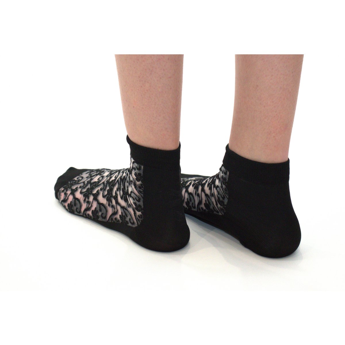 Bella – Damensocken aus extrem widerstandsfähigem Voile – Version mit hohen Socken