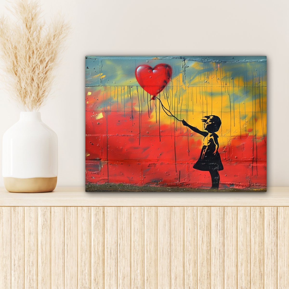 Leinwand Malerei - Wanddekoration Banksy Sty