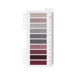 Ordinate Transparent Sticky Notes in pastel colors, including shades of pink, gray, and burgundy. The sticky notes feature an index tab design and are suitable for use as stationery supplies or book accessories.