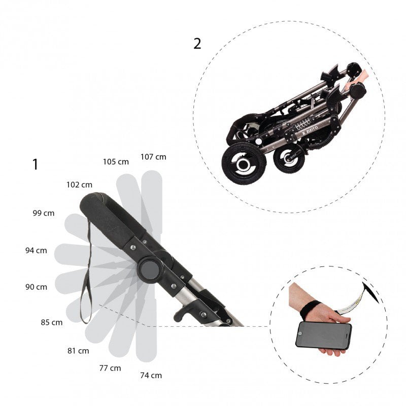 Kinderwagen FONTANA 3 in 1