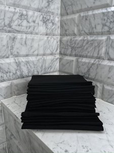 Organic Badhanddoek - 180x80 Zwart