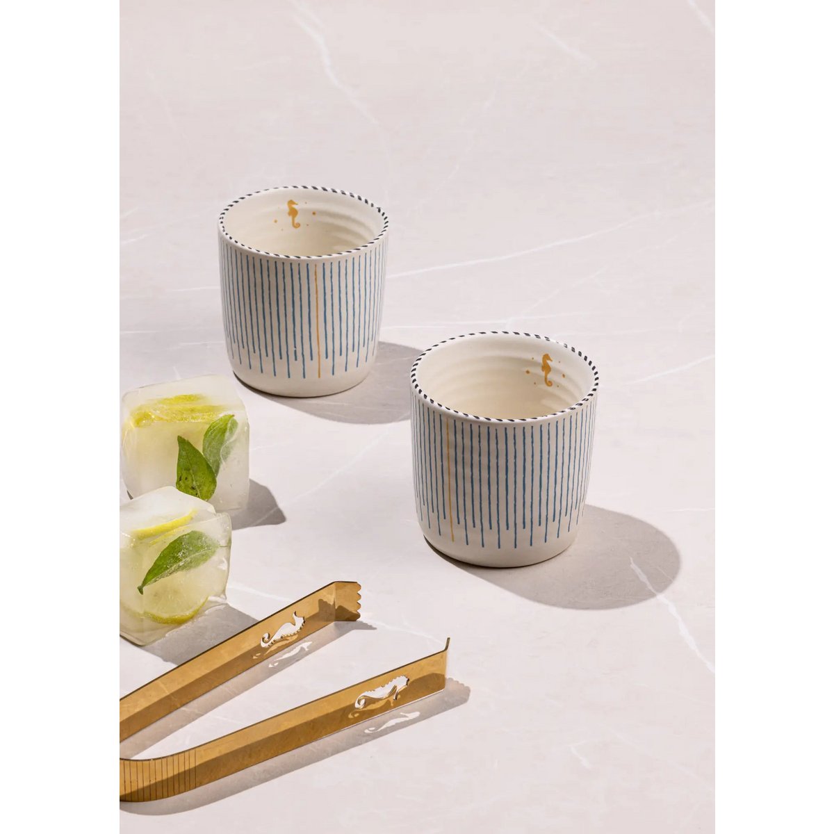 Szkło do picia | Mirissa Kubki Ceramiczne | Zestaw 2