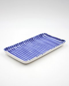 Blue me Away Stoneware Tray