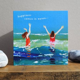 Wild / Sea Swimming Card (lykke kommer i bølger)