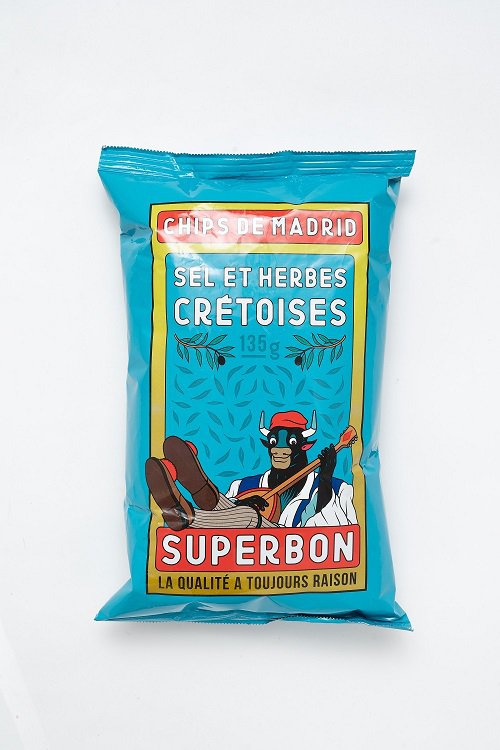 kretensiske urter chips 125g