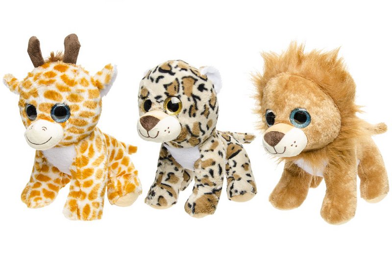 PELUCHE ANIMALI SELVATICI L 3ASS
