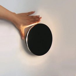 Lou Black Rechargeable Wall Light