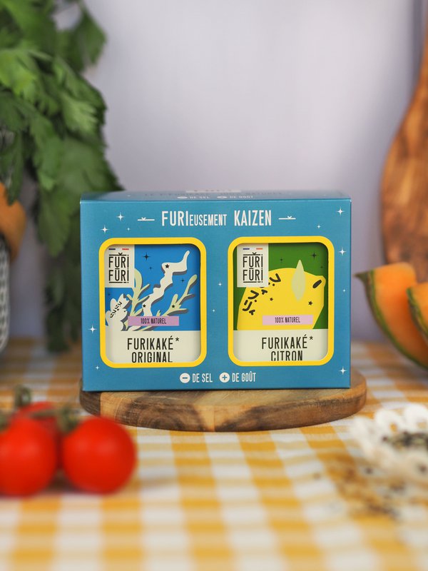 FURIFURI "KAIZEN" æske - Sesam- og tangkrydderi - salt alternativ 2X80g