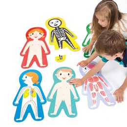 Puzzles de taille supérieure Mon corps 3+