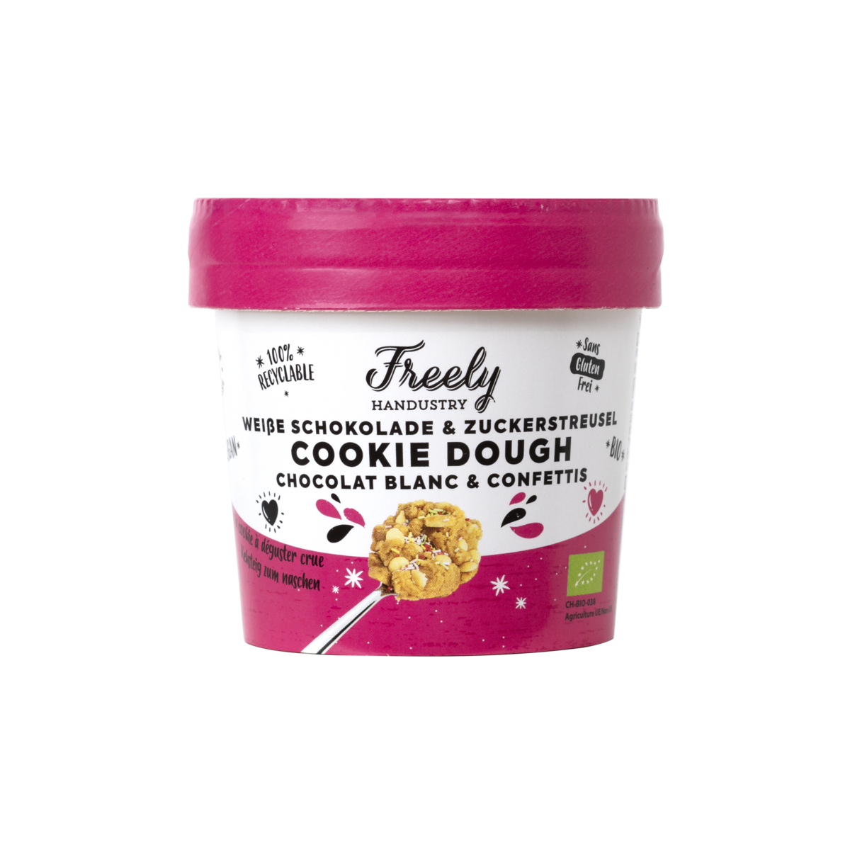 White chocolate & confetti cookie