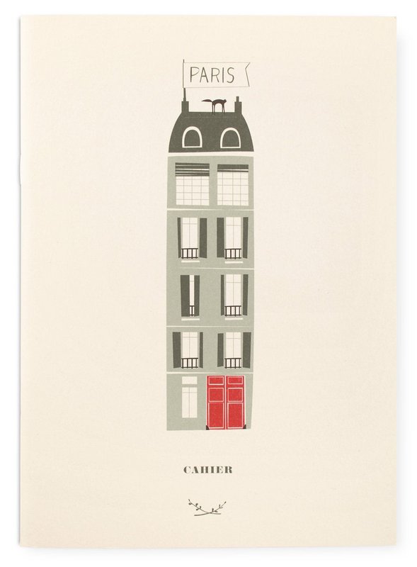 Carnet Paris A5, quadrillé