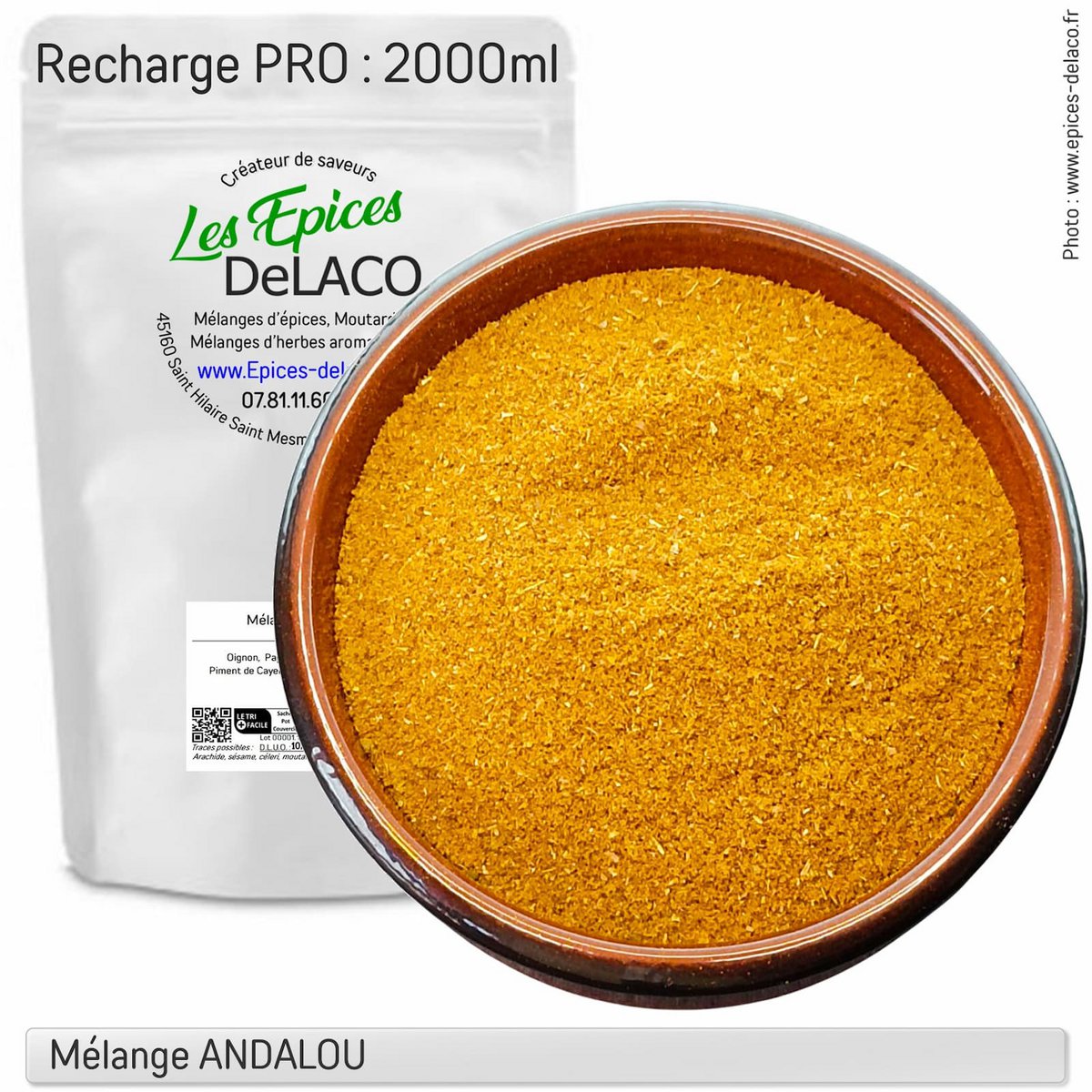 ANDALOU - mixtures of spices, herbs, aromatics