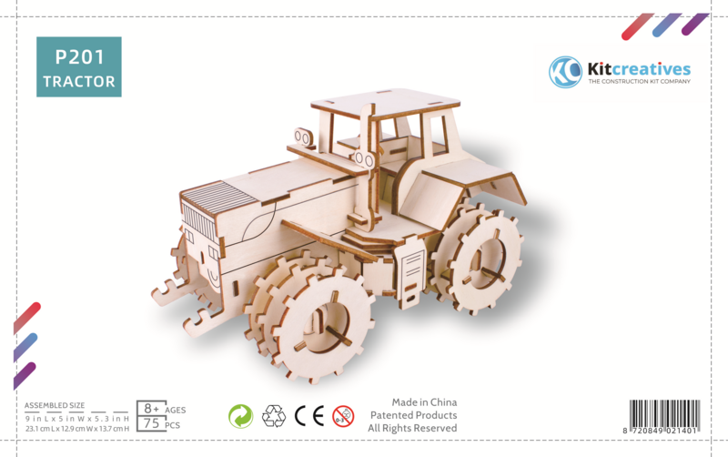 Bausatz Traktor Traktor aus Holz