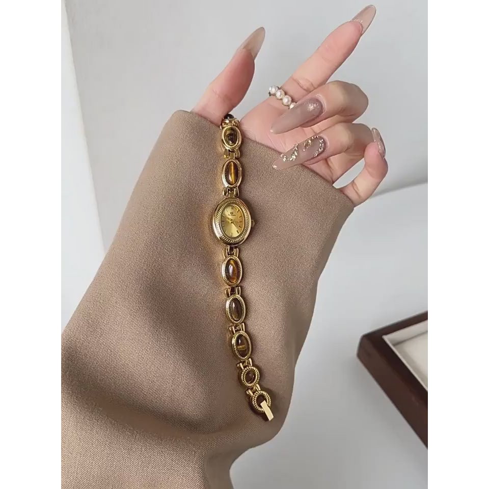 Quito - Orologio da donna vintage ovale