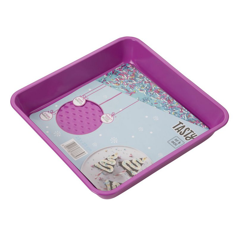 Stampo brownie fucsia 23 cm Tasty Patisserie