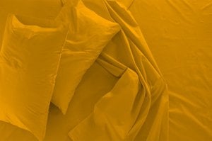 Yellow Aurora Cotton Percale Sheet Set
