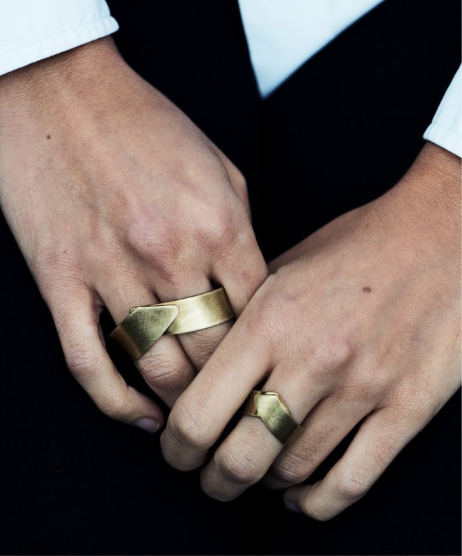 OFFICER 2 fingers ring
