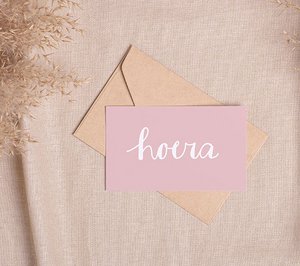 Mini-kaart | Hoera roze