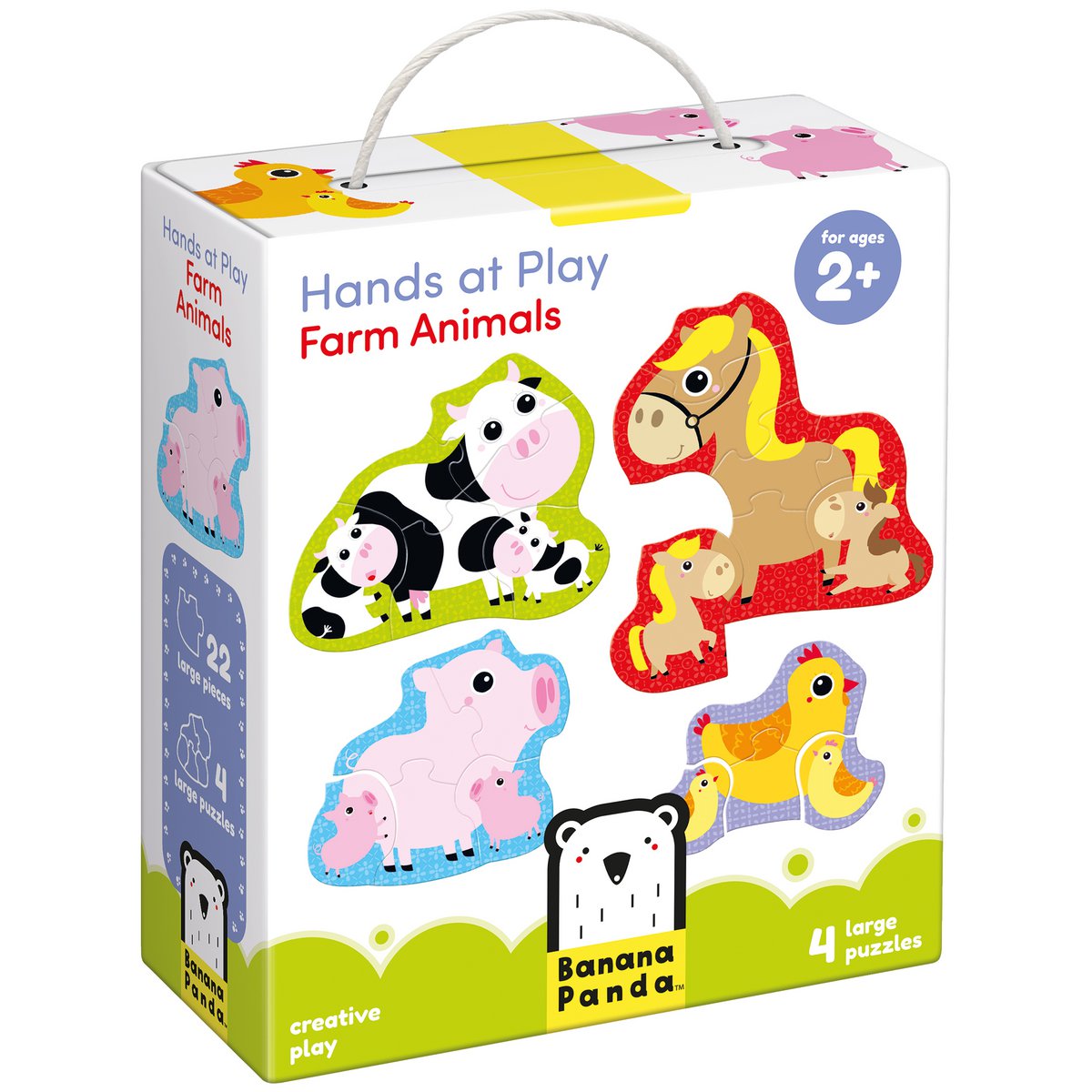 Hænder på Play Farm Animals 2+