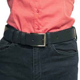 Leder Damengürtel oder Leder Herrengürtel mit Aufdruck Echtes Leder 4 cm breit