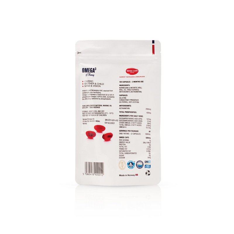 Krill AntarticoPouch (120 capsule)