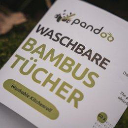 Bamboo kitchen roll | washable and reusable