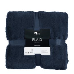 Plaid Bronte Bleu Foncé