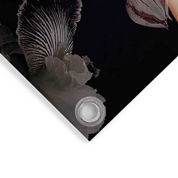 Garden poster Garden poster Woman with flower hat 60x80
