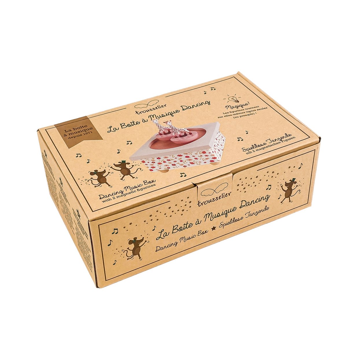 Sophie the giraffe music box - Pink