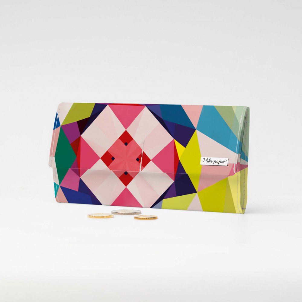 GEOMETRICAL3 Tyvek® Cardboard Wallet XL / Clutch Wallet
