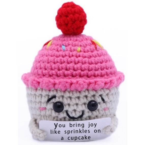 R-H4.1 T2405-460 Knitted Positive Friends - Cupcake 10cm