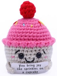 R-H4.1 T2405-460 Strikket Positive Friends - Cupcake 10 cm
