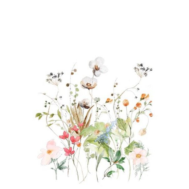 Nachhaltige Karte - Wiesenblumen