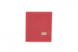 Mantel lunares rojo 100x100 cm Isabelle Rose