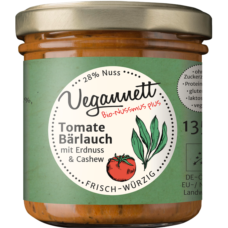 Tomate-Bärlauch Bioaufstrich