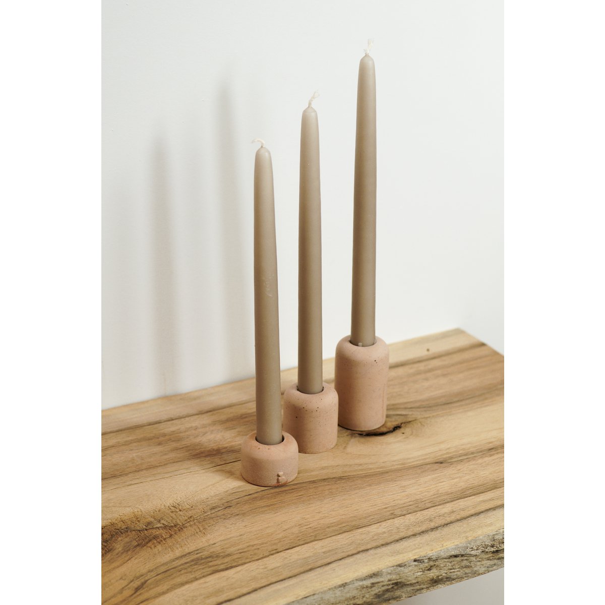 Sandstone candlesticks