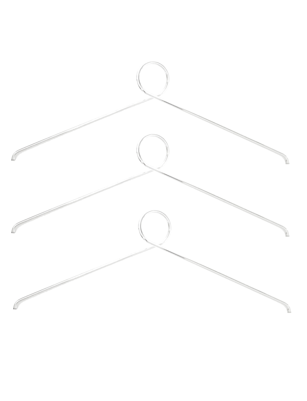 Loop It hangers (3 pcs) - Chrome