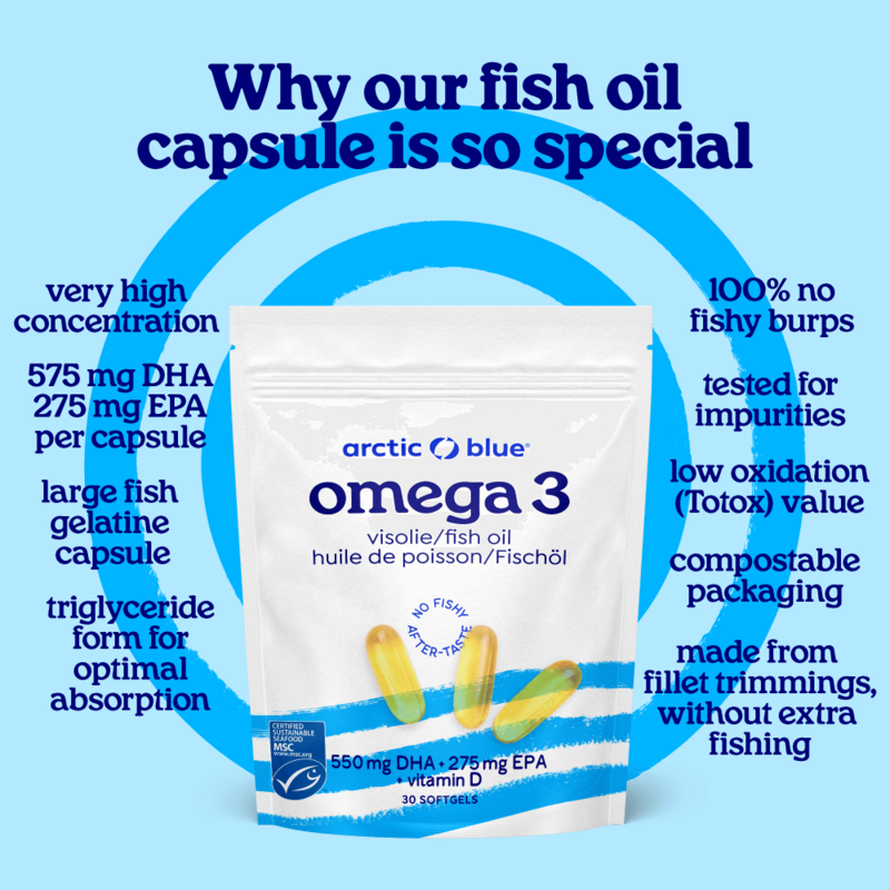 Fish oil with DHA and EPA with vitamin D3 (large capsule)