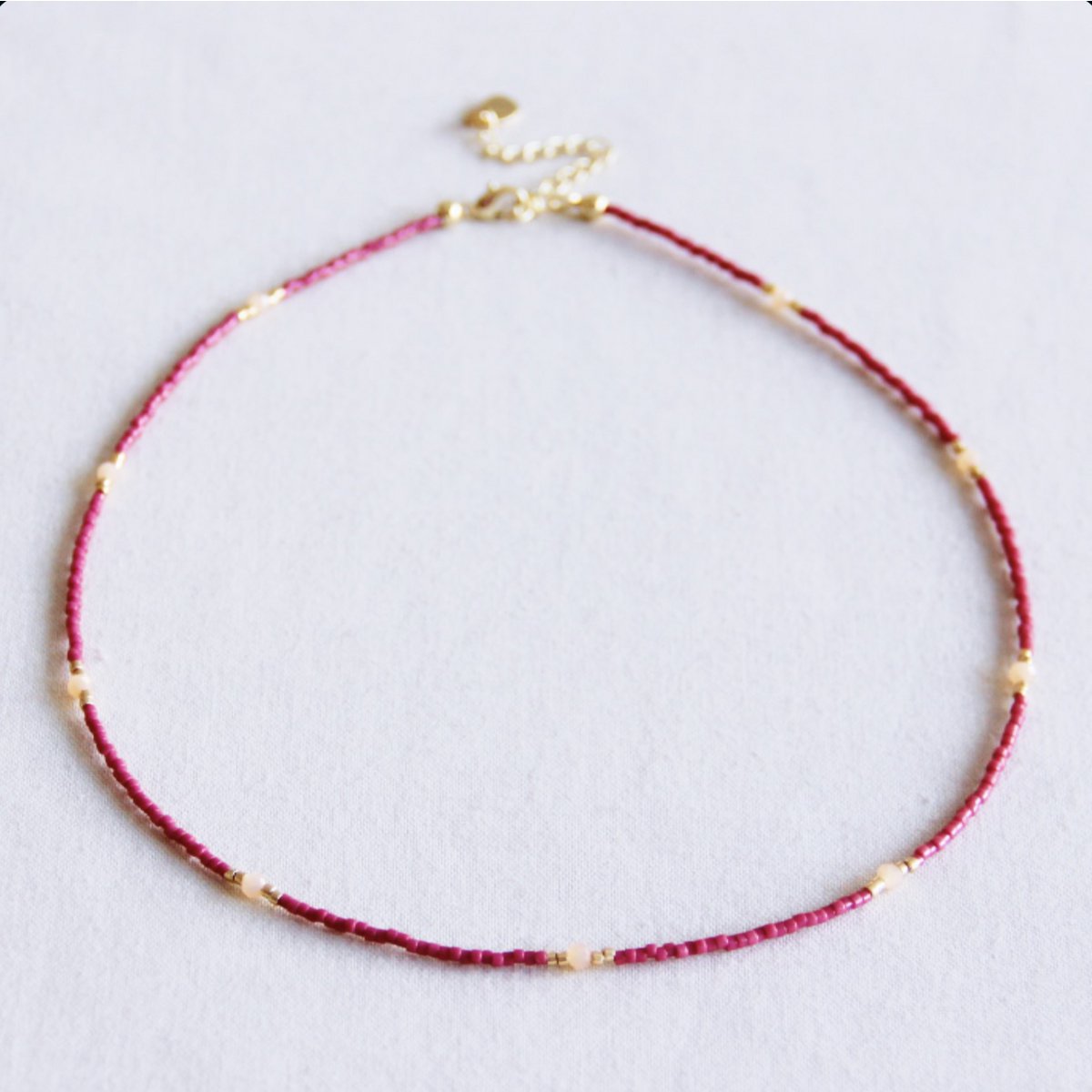 Miyuki ketting - Honingbelgeluk