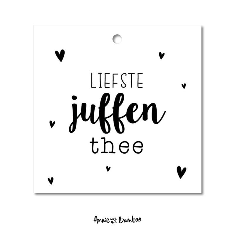 Geschenkanhänger - Tee der liebsten Lehrer
