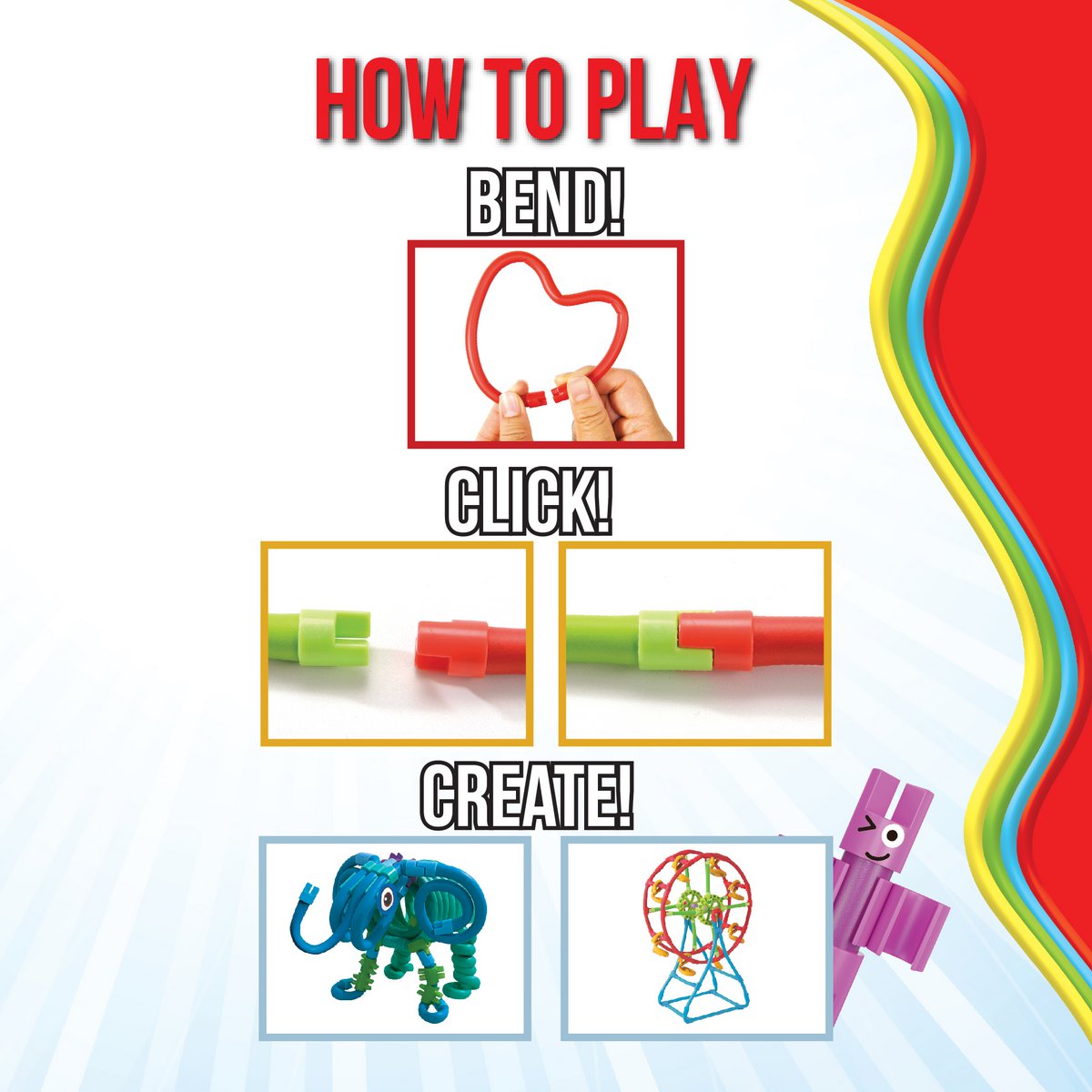 Spaghetteez - Bendy Buggy 34pcs